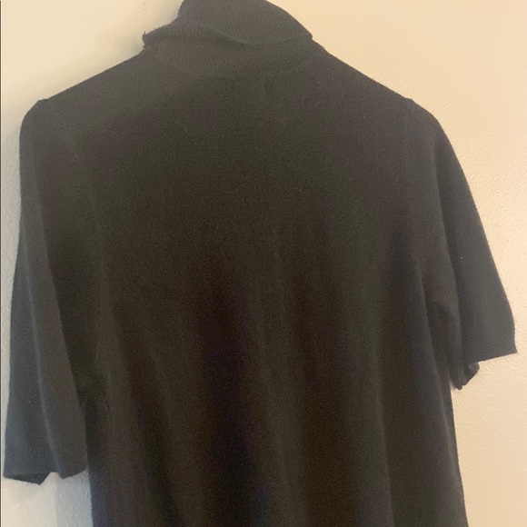 Apt 9 Black Short Sleeve dress with Lace Hem - Picture 6 of 9